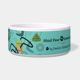 Middencentraalmodel geïnspireerde Retro-keramische Voerbakje