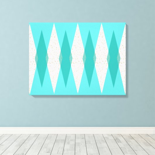 Middencentraalmodern Canvas Afdruk (Insitu (Houten vloer))