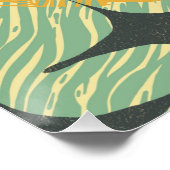 Middencentraalvormig geometrisch ontwerp perfect poster (Hoek)