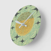 Middencentraalvormig geometrisch ontwerp ronde klok (Hoek)