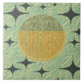 Middencentraalvormig geometrisch ontwerp tegeltje (Voorkant)