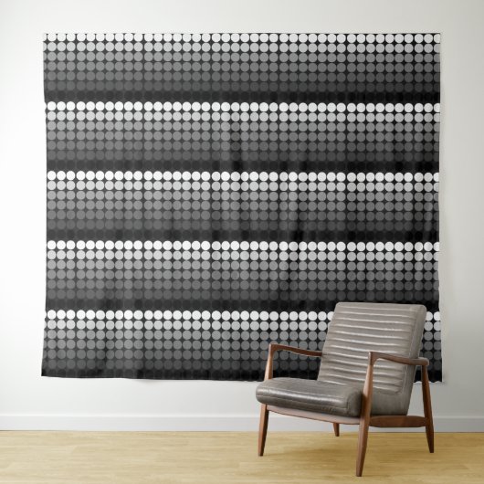 Middencentraalvormige modusretroscycli in zwart wi wandkleed (In Situ (horizontaal))