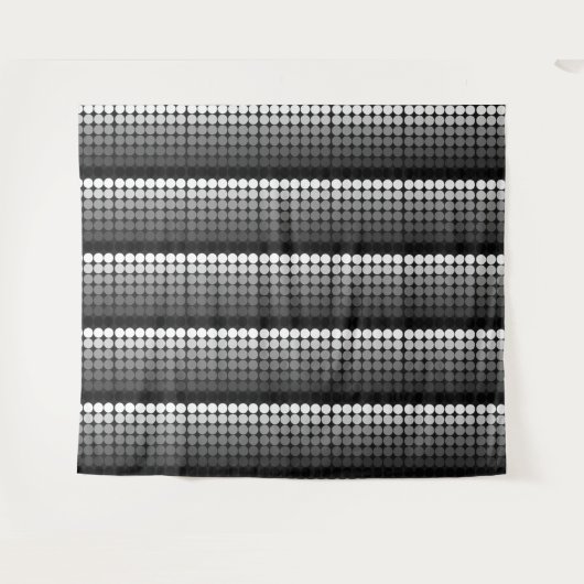 Middencentraalvormige modusretroscycli in zwart wi wandkleed (Voorkant (horizontaal))