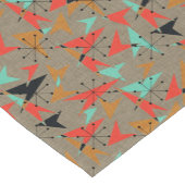 Middencentury, atoompatroon 14 x 72-inch tabeluitv korte tafelloper (Hoek)