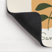 Middencentury Botanische Abstracte Terracotta Boho Muismat (Hoek)