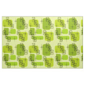 Middencentury Modern Sputnik Chartreuse Stof (Fat Quarter)