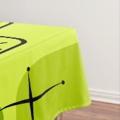 Middencentury Modern Sputnik Chartreuse Tafelkleed (Voorbeeld)