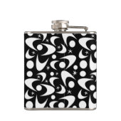 Middencentury Retro Boomerangs Heupfles (Achterkant)