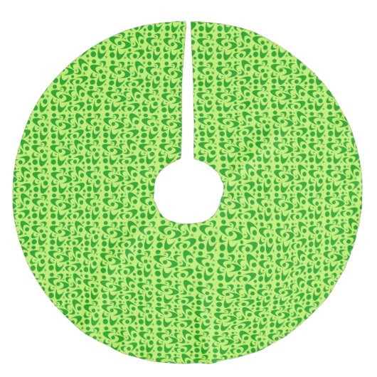 Middencentury Retro Boomerangs Kerstboom Rok (Voorkant)