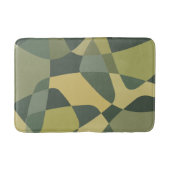 Middencentury Rock Layers Green Badmat (Voorkant)