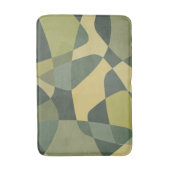Middencentury Rock Layers Green Badmat (Voorkant Verticaal)