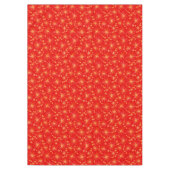 Middencentury Spoetnik patroon, diep rood Tafelkleed (Voorkant)