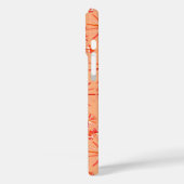 Middencentury Sputnik patroon, schaduwen van koraa Case-Mate iPhone Case (Achterkant / Links)