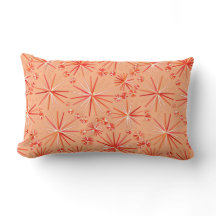 Middencentury Sputnik patroon, schaduwen van koraa