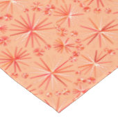 Middencentury Sputnik patroon, schaduwen van koraa Tafelkleed (Gekanteld)