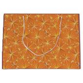 Middencentury Sputnik patroon, Terracotta Large Cadeautasje (Voorkant)