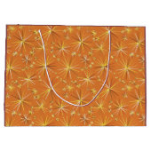 Middencentury Sputnik patroon, Terracotta Large Cadeautasje (Achterkant)