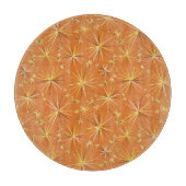 Middencentury Sputnik patroon, Terracotta Snijplank (Voorkant)