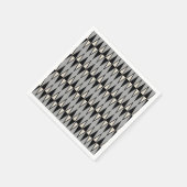 Middeneeuw Modern Diamanten Patroon Papier Servet (Hoek)