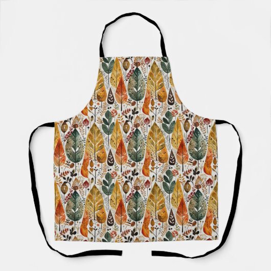 Middeneeuws Herfst bos Schort (Voorkant)