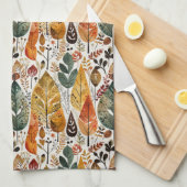 Middeneeuws Herfst bos Theedoek (Quarter Fold)