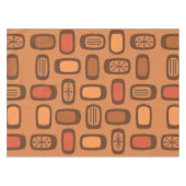 Middeneeuws MCM afgeronde rechthoeken verbrande or Tafelkleed (Voorkant (Horizontaal))