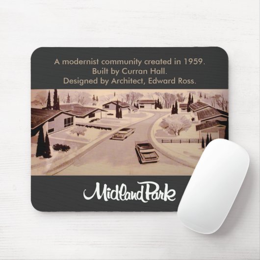Middeneeuws Modern Midland Park Toronto Mousepad Muismat (Met muis)