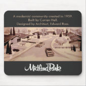 Middeneeuws Modern Midland Park Toronto Mousepad Muismat (Voorkant)