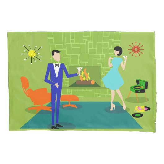 Middeneeuwse moderne dubbele proefcase kussensloop (Voorkant)