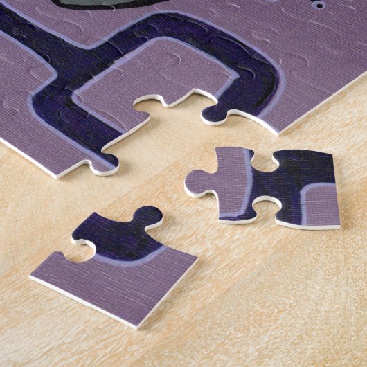 Middeneeuwse moderne kat Puzzle Legpuzzel (Zijkant)