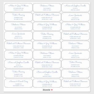 Middeneeuwse moderne MCM-gastadreslabel Sticker