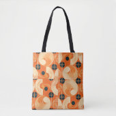Middeneeuwse moderne plaat geïnspireerd tote bag (Voorkant)