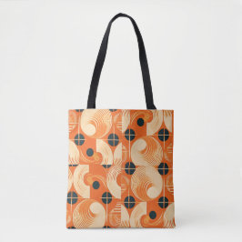 Middeneeuwse moderne plaat geïnspireerd tote bag