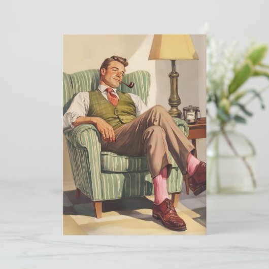 Middeneeuwse ontspanning: een herenrust kaart (Staand voorkant)