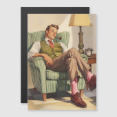 Middeneeuwse ontspanning: een herenrust magnetische uitnodiging (Voorkant / Achterkant)