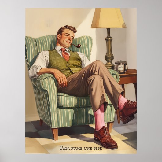 Middeneeuwse ontspanning: een herenrust poster (Voorkant)