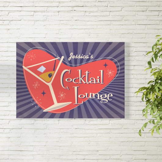 Middeneeuwse stijl Cocktail Lounge Poster