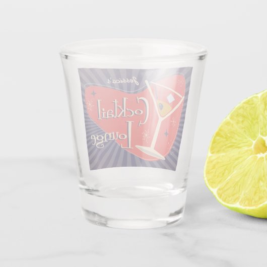 Middeneeuwse stijl Cocktail Lounge Shot Glas (Achterkant)