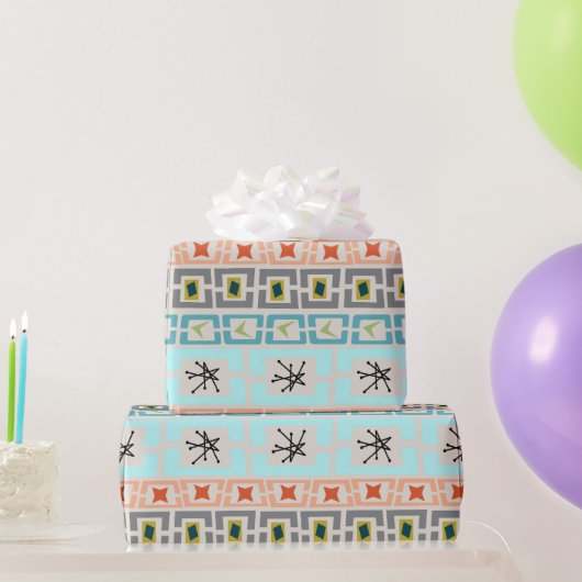 Middeneeuwse strepen cadeaupapier (Feestgeschenken)