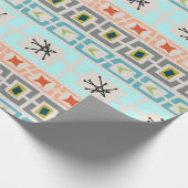 Middeneeuwse strepen cadeaupapier (Hoek)