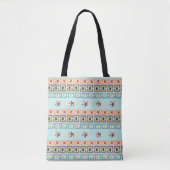 Middeneeuwse strepen tote bag (Voorkant)