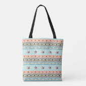 Middeneeuwse strepen tote bag (Achterkant)