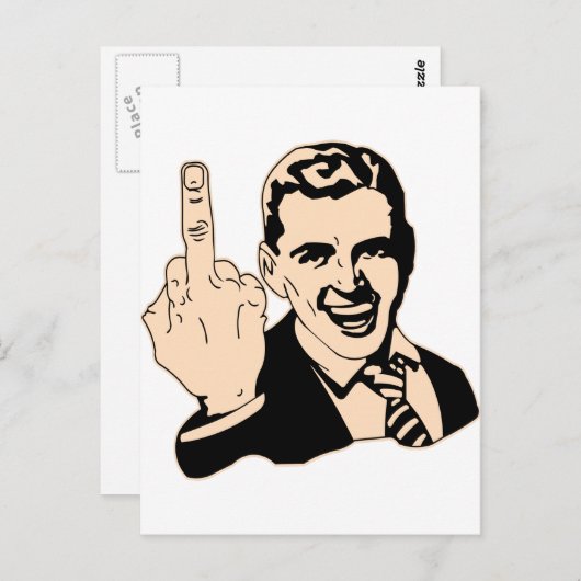 Middengembergroet-retro Briefkaart (Voorkant / Achterkant)