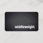 middengewicht. Modern Blackboard Professional Visitekaartje (Voorkant)