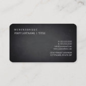 middengewicht. Modern Blackboard Professional Visitekaartje (Achterkant)