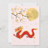 Middenherfstmaanfestival Dragon Feestdagenkaart (Voorkant)