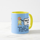 Middenhuid - GEEL Mok (Voorkant rechts)