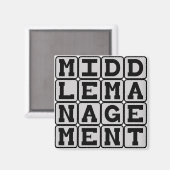 Middenkader, Bedrijfs marionet Magneet (Voorkant / Achterkant)