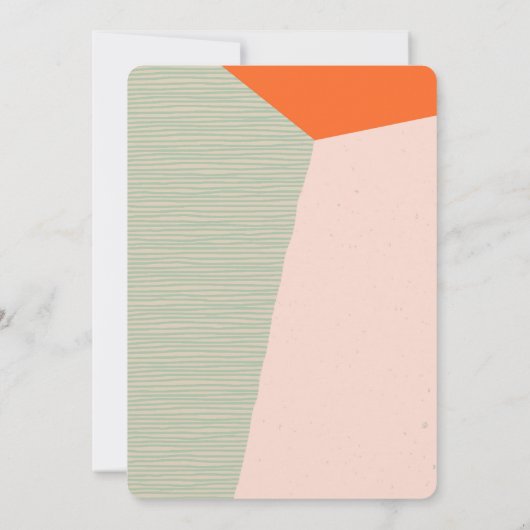 Middenklasse Moderne Bridal Shower Kaart (Achterkant)