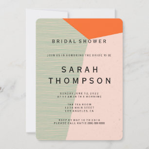 Middenklasse Moderne Bridal Shower Kaart